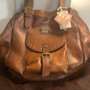 Pratesi Large Leather Handbag